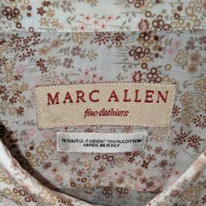 Marc Allen summer shirt in tessuto (tissue) cotton, Italy 17"